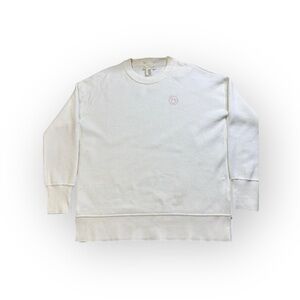 Happily Grey XS Sweater & Hat Set White Pink Smiley – NWT